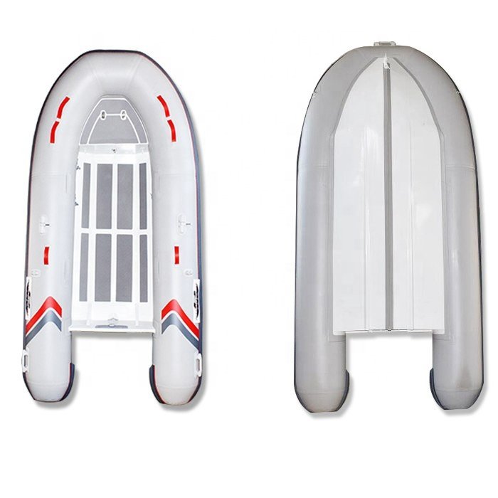 Ready to Ship 3.3m 11ft Aluminum Rigid Inflatable Boat Aluminum Rib Boat with PVC/Hypalon Tube